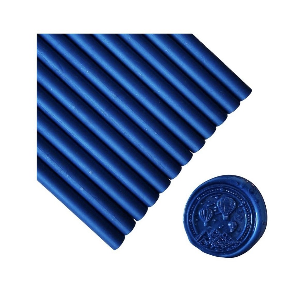 24Pcs BLUE Glue Gun Sealing Wax Sticks for Wax Seal Stamp - Perfect for Wedding - Picture 4 of 5